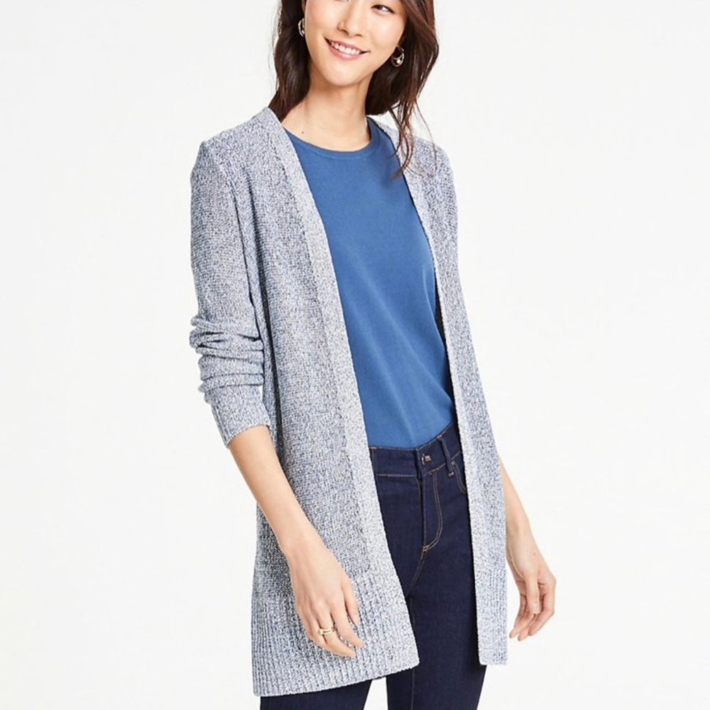 NWOT Ann Taylor open front sweater